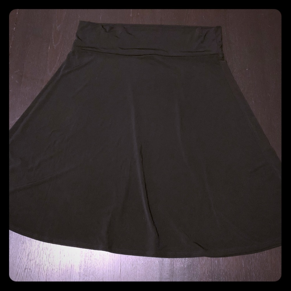 LuLaRoe Black 3X Azure Skirt